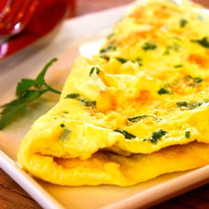 Tortilla de patata con orégano